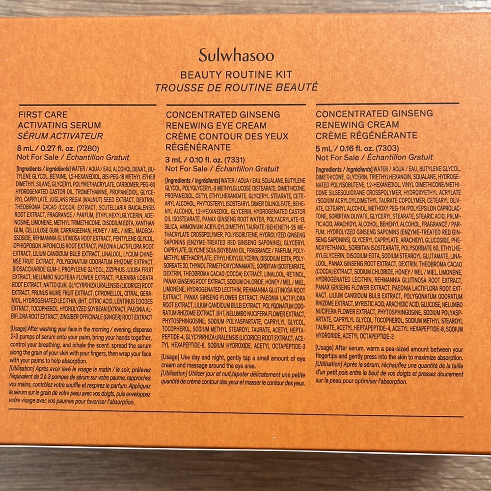 NIB Sulwhasoo Beauty Routine Kit - Picture 3 of 3